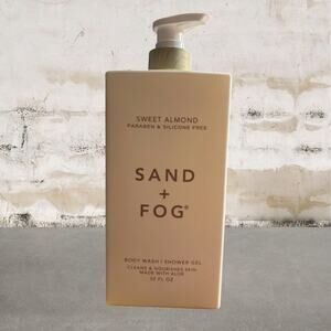 Sand + Fog Sweet Almond 32 oz Body Wash NEW